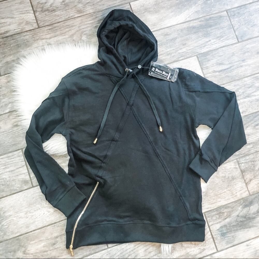 Bare Fox Black Hoodie NEW